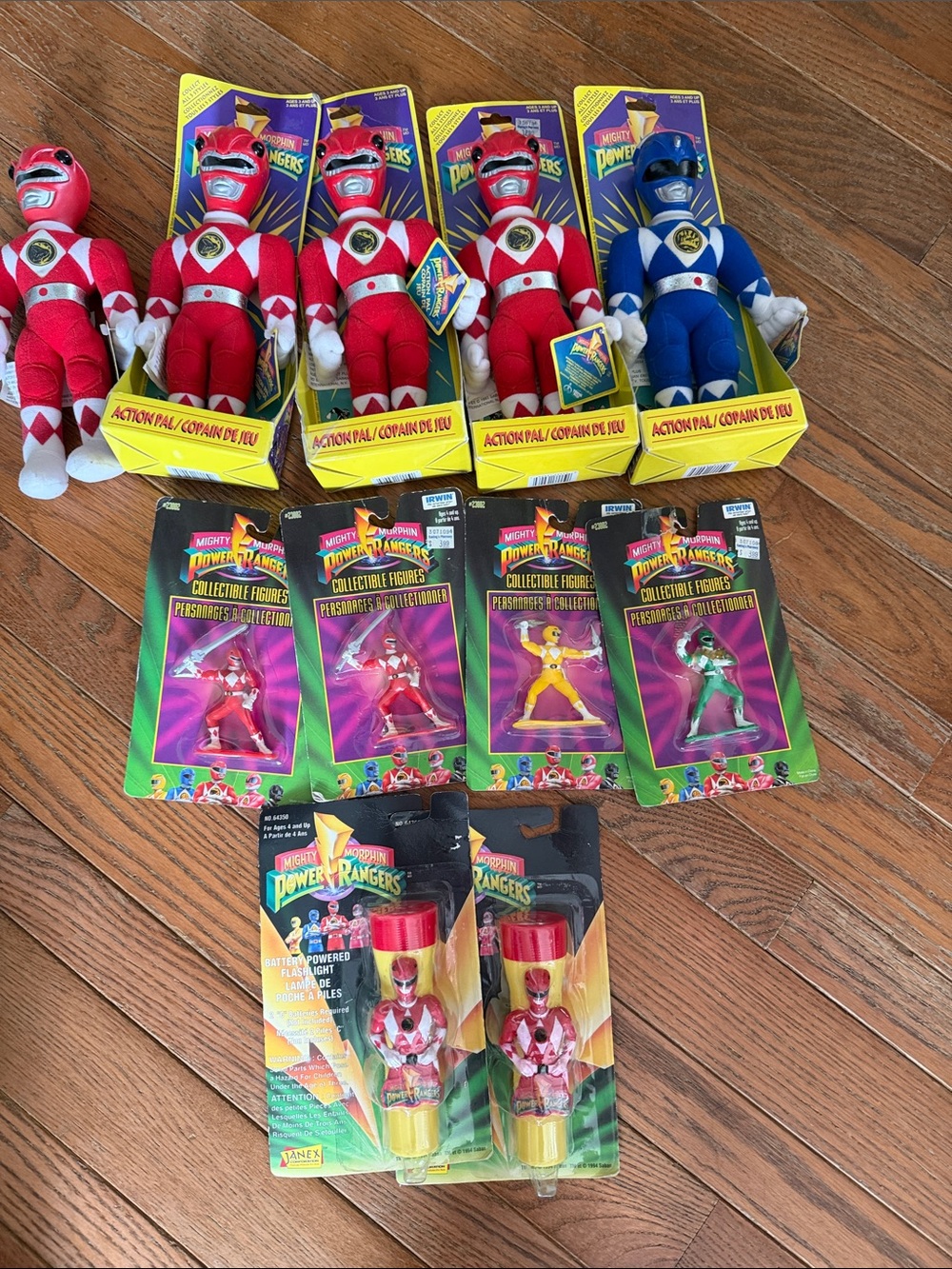 Vintage Power Rangers Toy Collection